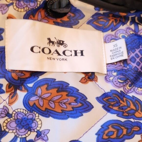 Coach jacket hooded size XS, fits size small runs big - Picture 8 of 15